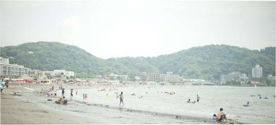 逗子海岸(神奈川県逗子市)