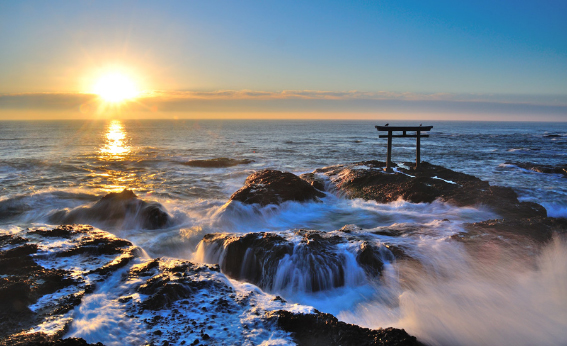 大洗海岸(茨城県大洗市)