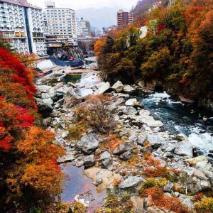 秋の鬼怒川温泉